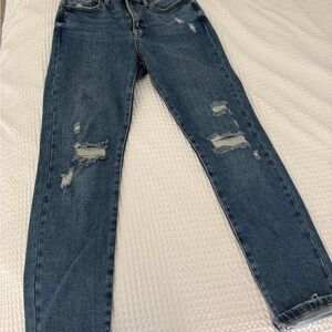 Distressed Blue Women's Jeans